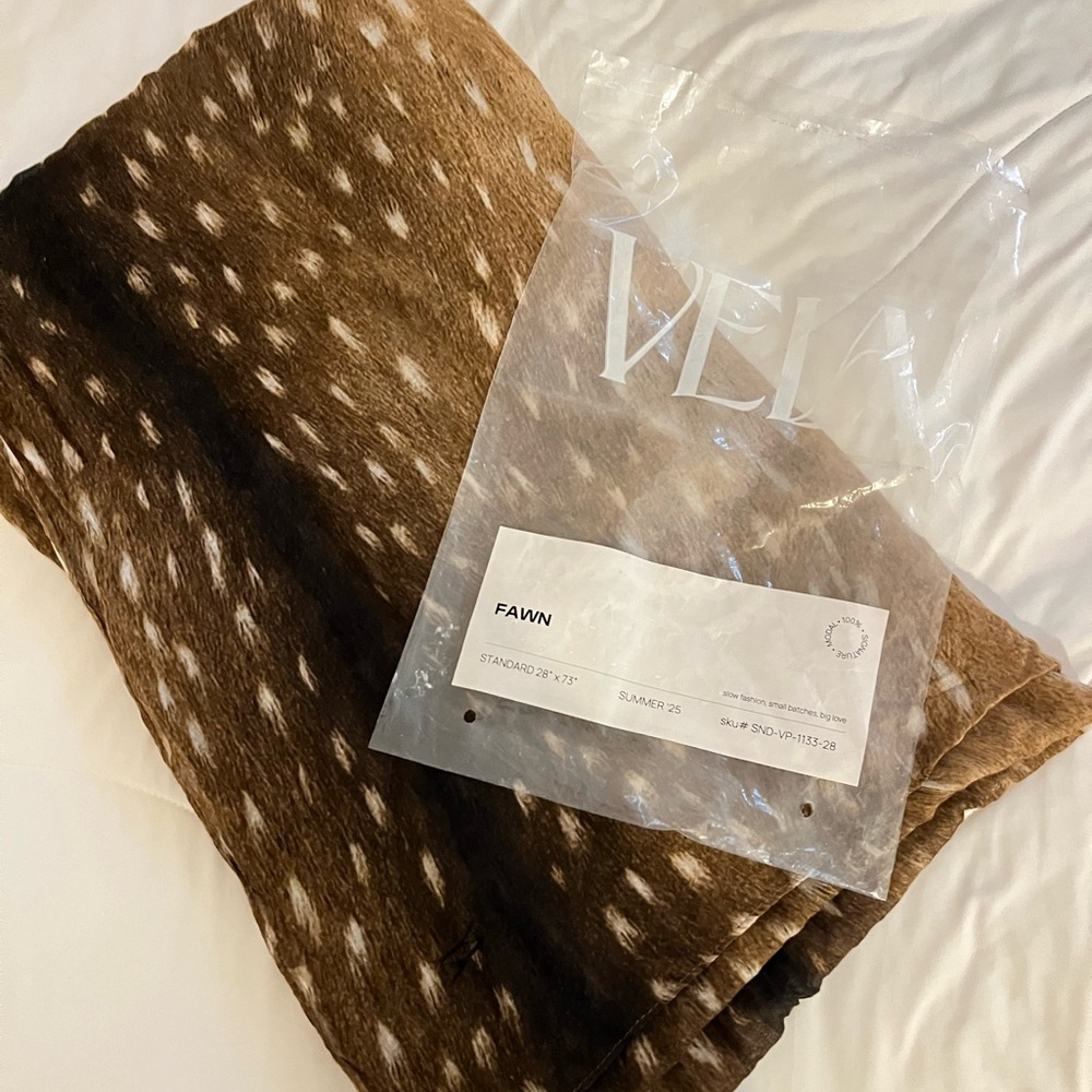 Vela scarves Fawn brown hijab Standard 🦌